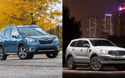 Subaru Forester và Ford Everest giá trên 1 tỷ, chọn xe nào?