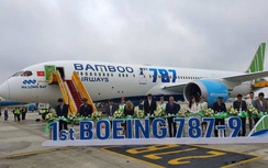 Cận cảnh siêu máy bay thân rộng Boeing 787-9 đầu tiên của Bamboo Airways