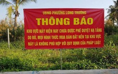 UBND phường treo bảng cảnh báo dự án ma của King Home Land ở TP.HCM
