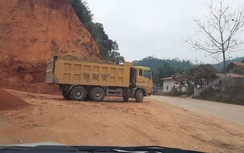 Lạng Sơn: Nhà thầu thi công đường cơi thùng xe, “quên” đảm bảo ATGT