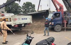 Bé trai trong vụ lật xe tải chở cát ở Hưng Yên đã qua cơn nguy kịch