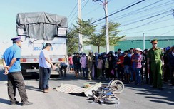 Người phụ nữ bị xe tải cán tử vong thương tâm ở Ninh Thuận