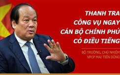 "Thanh tra công vụ ngay cán bộ chính phủ có điều tiếng"