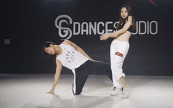 Video: "Mắt biếc" Trúc Anh nhảy "bỏng mắt" bên Trần Phong dịp đầu năm mới