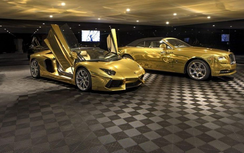 Biệt phủ cao cấp với toàn Lamborghini và Rolls-Royce mạ vàng