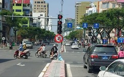 Đà Nẵng: Phương tiện ồ ạt vượt đèn đỏ tại nút giao thông Tây cầu Rồng
