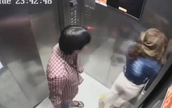 Video: Một phụ nữ bị hành hung dã man trong thang máy