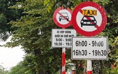 Hà Nội nói gì về đề xuất gỡ bỏ biển cấm taxi trên 11 tuyến phố?