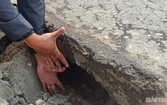 Đà Nẵng: Xuất hiện hố sụt lún, vết nứt lớn trên đường Nam Kỳ Khởi Nghĩa