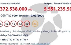 Kết quả xổ số Vietlott 19/3/2020: Giải khủng hơn 110 tỷ đồng thuộc về ai?