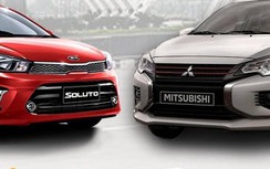 Cùng rẻ nhất phân khúc, mua Mitsubishi Attrage CVT 2020 hay KIA Soluto AT?