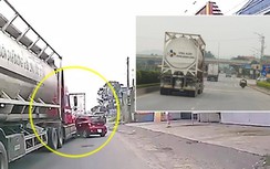 Video: Kinh hãi khoảnh khắc xe bồn ủn bay xe con rồi tăng tốc bỏ chạy