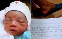 Xót cảnh bé sơ sinh ở Hoà Bình bị bỏ rơi cùng lời nhắn gửi và phong bì tiền