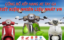 Infographic: Công bố bảng xếp hạng xe ga tiết kiệm nhiên liệu nhất Việt Nam