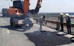 Tháng 9/2020, sửa xong mặt cầu Thăng Long
