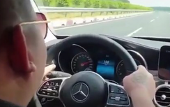 Tài xế xe Mercedes phóng hơn 230km/h trên cao tốc TP.HCM - Long Thành