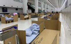 Sân bay Nhật Bản bố trí giường bằng giấy cho du khách phải ở lại qua đêm