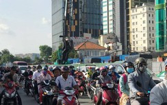 TP.HCM rào chắn giao lộ Nguyễn Hữu Cảnh để xây cầu Thủ Thiêm 2