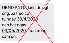 Quận 3 bác bỏ việc nhắn tin đề nghị người dân “treo co”, nhờ công an làm rõ