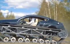 Video: Xế sang Bentley lột xác thành xe tăng cực độc đáo