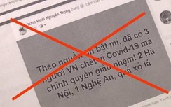 Tung tin "Việt Nam có người chết do Covid-19" để câu like