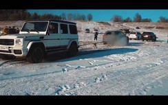 Video: Cuộc đọ sức gay cấn của Mercedes-AMG G63 với LX570 trên đồi tuyết