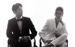 Lộ ảnh cưới của á hậu Thúy Vân và doanh nhân, cả hai đẹp đôi cỡ nào?
