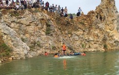 Tìm thấy thi thể nam sinh lớp 10 mất tích tại hồ mỏ đá Lèn Chùa
