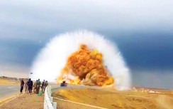 Video: Sóng xung kích cực lớn sinh ra từ các vụ nổ