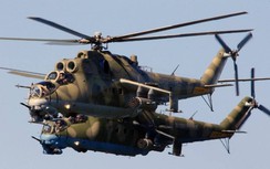 Video: Xe quân cảnh Nga dính bom cài ở Syria, trực thăng ầm ầm kéo đến