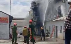 Cháy lớn tại công ty Giày Mai Hương Hải Phòng