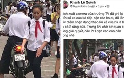 "Nữ lái xe ôm công nghệ lừa đón học sinh trường Trưng Vương" là tin giả