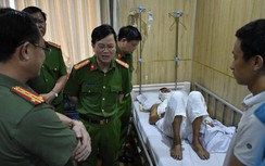 Thượng úy CSGT Ninh Bình bị chém khi xử lý cát tặc