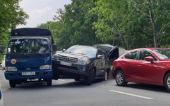 4 ô tô tông liên hoàn "như phim" trước cửa ngõ hầm Thủ Thiêm