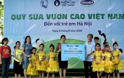 Hàng ngàn trẻ em Hà Nội đón niềm vui uống sữa từ Quỹ sữa Vươn cao Việt Nam