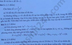 Đáp án đề thi vào lớp 10 môn Toán Đà Nẵng năm 2020