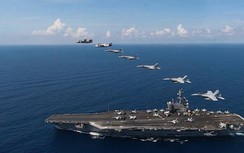 Mỹ tổ chức tập trận trên biển cùng 3 nước đồng minh, đối tác