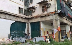 Hà Nội: Nhếch nhác, hoang tàn, phí phạm diện tích tầng 1 nhà tái định cư