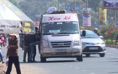 Gia Lai: Nhà xe vô tư lập bến cóc, vòng vo nội thị đón khách