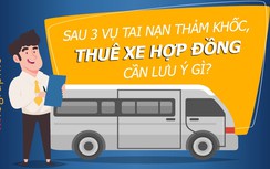 Infographic: Sau 3 vụ tai nạn thảm khốc, thuê xe hợp đồng cần lưu ý gì?