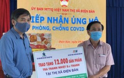 Trà Thanh Nhiệt Dr Thanh tiếp sức cho đồng bào, chiến sĩ tại Quảng Nam