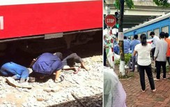 Hà Nội: Đi bộ lao qua đường sắt bị tàu đâm tử vong