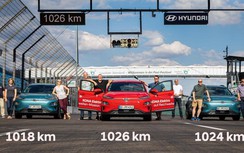 Hyundai Kona Electric phá giới hạn 1.000 km mỗi lần sạc