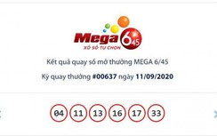 Kết quả xổ số Vietlott 11/9: Tìm chủ nhân bộ số trúng hơn 26 tỷ đồng