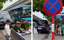 Cảnh sát “hoá trang” bắt xe limousine Phiệt Học trên đường Nguyễn Xiển