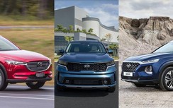 KIA Sorento mới khác biệt gì so với đối thủ Mazda CX-8 và Hyundai SantaFe?