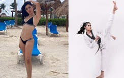Đường cong nuột nà của á quân Taekwondo đăng quang Hoa hậu Trái đất Mexico
