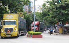 Cấm theo giờ xe từ 4 trục trở lên lưu thông qua trung tâm Tx. Quảng Yên