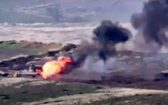 Video: Tên lửa S-300 Armenia bị hủy diệt, xe tăng Azerbaijan bị bắn cháy