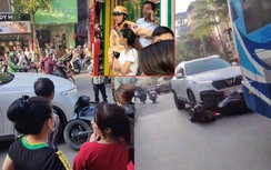 Hà Nội: Nghi vấn tài xế xe Vinfast say rượu kéo lê xe SH trên đường